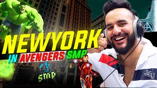 Going to NEW YORK in AVENGERS SMP [upl. by Klemperer]