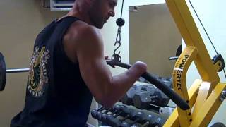 Tricep Exercises amputee bodybuilding ABS [upl. by Caty]