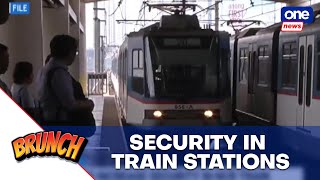 Brunch  PNP to boost security in Metro Manila train stations [upl. by Grannia]