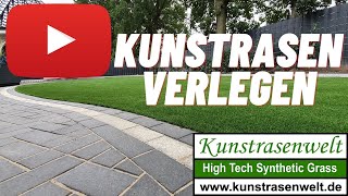 Kunstrasen verlegen  Kunstrasenweltde [upl. by Denoting]