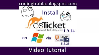 Install osTicket v1914 open source support ticket system on Windows byAO [upl. by Huberty]