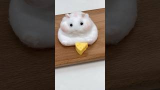 Lovely hamster 🐹 squishy diy handmade hamsters relaxing shorts smallbusiness tabasquishy [upl. by Base]