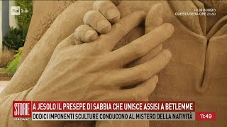 A Jesolo il presepe di sabbia  Storie italiane  27122023 [upl. by Eeral900]