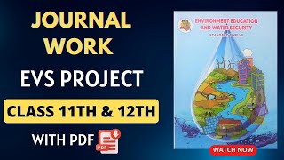 Journal Work EVS Project  Class 11th And 12th  With PDF [upl. by Ayra]