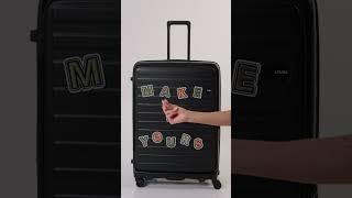 Make it yours Easily affixed stickon patches add a dash of panache to personalize your luggage [upl. by Maiah857]