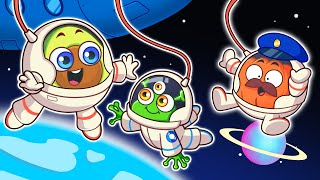 Rocket Space Ship 🚀 Police Takes Care of Baby Alien More Kids Songs and Nursery Rhymes by VocaVoca🥑 [upl. by Ardnasxela746]