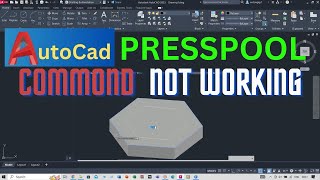 autocad presspull commond not working  autocad presspull problem autocad cadtutorial [upl. by Monetta856]