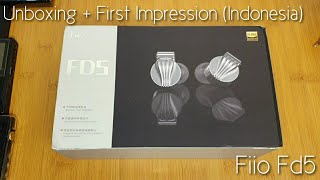 Unboxing  First Impression Fiio Fd5 Indonesia [upl. by Gatias225]