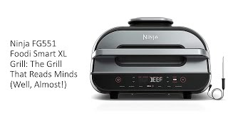 Ninja FG551 Foodi Smart XL Grill The Grill That Reads Minds Well Almost [upl. by Enomahs]