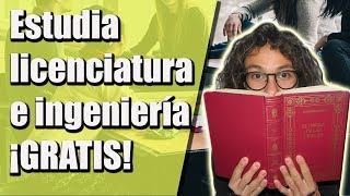 Licenciaturas e Ingenierías GRATIS y a DISTANCIA  TUTOS [upl. by Backler]