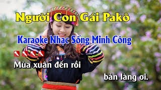 Người Con Gái Pakô Karaoke Nhạc Sống  Tone Nữ [upl. by Swope]