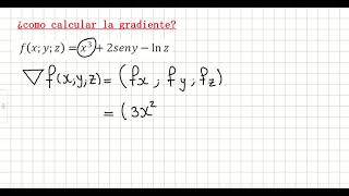 Gradiente de una función de tres variables [upl. by Avilys409]