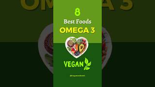 Vegan sources of Omega 3  PlantBased Sources 💪 [upl. by Ehr623]