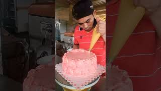 making icing cake to how disign cake 🎂fypシ゚viral reels cakechallenge challenge cakebread [upl. by Lorita]