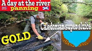 How to find gold in the UK EPISODE 13 SCOTLAND goldpanning goldrush goldprospecting [upl. by Nehtanoj]