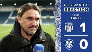 Daniel Farke reaction  WBA 10 Leeds United  EFL Championship [upl. by Wood]