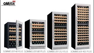 Συντηρητές Κρασιών 2 Ζώνες SOMMELIER PLUS Doual Zone Bottle Wine Coolers [upl. by Airtemad]