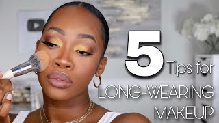 5 Tips for LONGWEARING MAKEUP  Maya Galore [upl. by Nazus115]