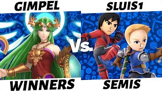 Blue Showdown 5  Winners Semis  TMT  Gimpel Palutena Vs Sluis1 Brawler Sword  SSBU TEMUCO [upl. by Haines]