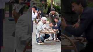 Old man prank Arm wrestling [upl. by Lannie665]