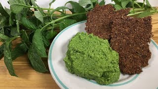 Plant Based Vegan Basil Pesto Whole Food Plant Based Recipes [upl. by Ardnasella]