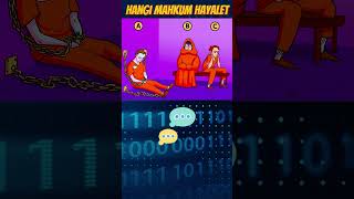 Hangi Mahkum Hayalet Zorluk Seviyesi 10000 shorts puzzle games quiz shortvideo shortsvideo [upl. by Johen]