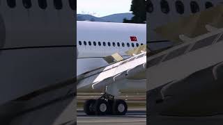 Turkish Airlines Airbus A340 Landing at Sao Paulo l Microsoft Flight Simulator [upl. by Elfstan395]