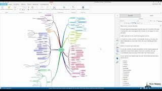 GRATIS INSTRUCTIE Hoe een boek of verslag te maken in MindMapSoftware [upl. by Elna]