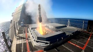 Littoral Combat Ship USS Montgomery Completes First Land Attack Missile Exercise [upl. by Latihs]