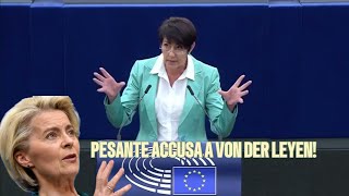 Christine Anderson distrugge la von der Leyen in parlamento Ascoltate le sue parole [upl. by Henarat]