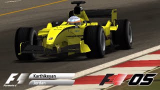 F1 05  Narain Karthikeyan  Malásia  Sepang  PS2 [upl. by Gerrit]