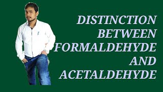 Difference Between formaldehyde and acetaldehyde [upl. by Enelyahs]