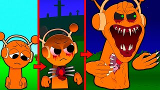 OREN ORANGE BECAME PHASE 3 MONSTER SAD STORY INCREDIBOX SPRUNKI Cartoon Animation [upl. by Erialc]