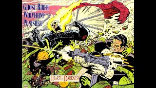 Ghost Rider Wolverine Punisher Hearts of Darkness John Romita Jr amp Howard Mackie Marvel 1991 [upl. by Arrio]