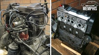 Refreshing an 80s VOLKSWAGEN engine  Volkswagen Golf Mk1 Engine swap [upl. by Boote]