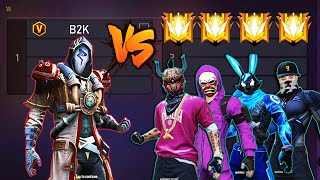 B2K VS 4 PRO LEGENDS  BORN2KILL VS 4 HEADSHOT PLAYERS [upl. by Garlinda719]