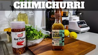 CHIMICHURRI de CILANTRO Receta de Chimichurri Casero Salsa para Asados  William Priets [upl. by Fredkin]