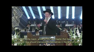 Ashkenasischer Oberrabbiner segnet Rabbi Reuven [upl. by Georgette]