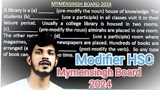 Modifier HSC  Mymensingh Board 2024  mymensinghboard2024 [upl. by Nael]