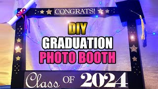 🎓DIY Graduation Photo Booth Frame FREE PATTERN Class of 2024 [upl. by Warfourd699]