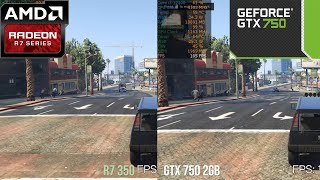 R7 350 vs GTX 750 [upl. by Aninad]