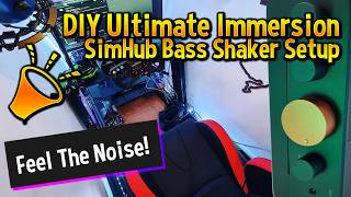 DIY Ultimate Immersion SimHub Sim Racing Bass Shaker Setup [upl. by Ellsworth]