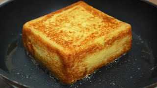 French toast omelette sandwich Eggs toast recipeEgg sandwich  No ham bacon and cheese [upl. by Maker]