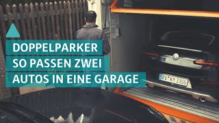 BAUEN amp WOHNEN zwei Autos in eine Garage So geht´s  Doppelparksysteme [upl. by Illa]