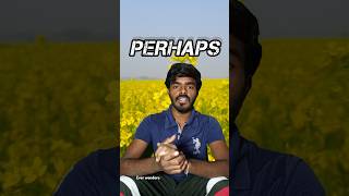 Use of perhaps in English learnenglish basicenglish english yshorts englishspeaking [upl. by Bolitho]