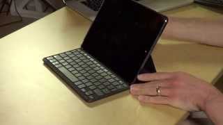 Kensington KeyFolio Thin X2 Keyboard Case for iPad Air Review Compared to Logitech and Belkin [upl. by Nurav]