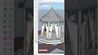 Model Curtains in Minutes with SketchUp nicetower sketchup [upl. by Aneala]