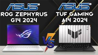 ROG Zephyrus G14 2024 GA403 vs TUF Gaming A14 2024  Which One is The Best  Tech Comparison [upl. by Aremihc727]