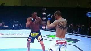 Anthony showtime pettis cartwheel kick [upl. by Gerg]