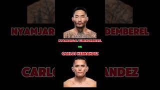 Nyamjargal Tumendemberel vs Carlos Hernandez fightfrog fightpick [upl. by Fraya]